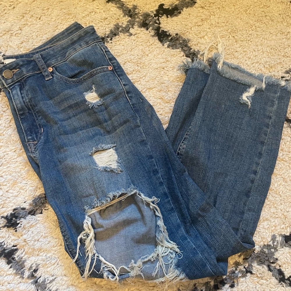 just black size 28 blue jeans